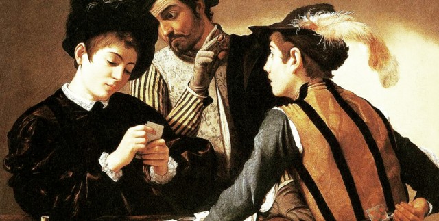 2014-020 Omaggio a Dostoevsky  Il giocato di Caravaggio