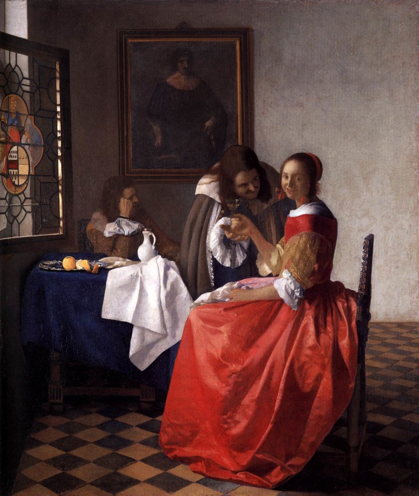 Vermeer: La coquette. 