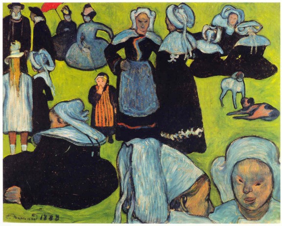 Emile Bernard : Donne bretoni. 