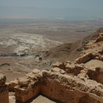 Masada, dall'alto