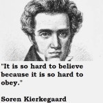 Kierkegaard: credere è obbedire (a Dio).